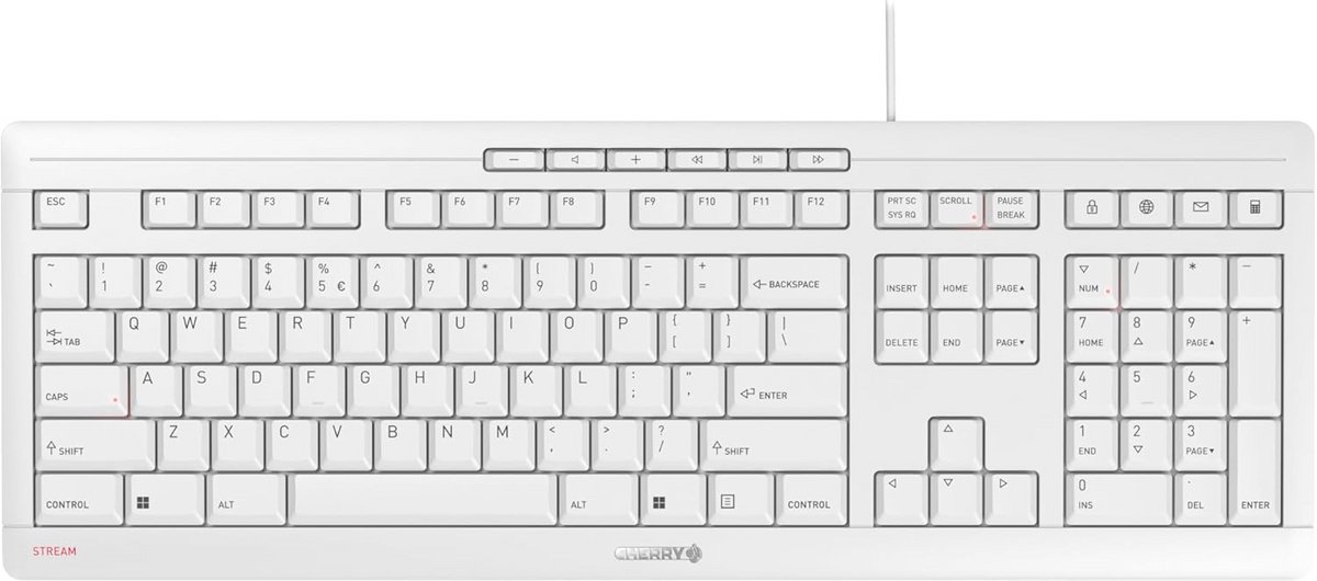 Bedraad QWERTY Toetsenbord met Fluisterstille Toetsaanslag en SX-Schaarmechanisme