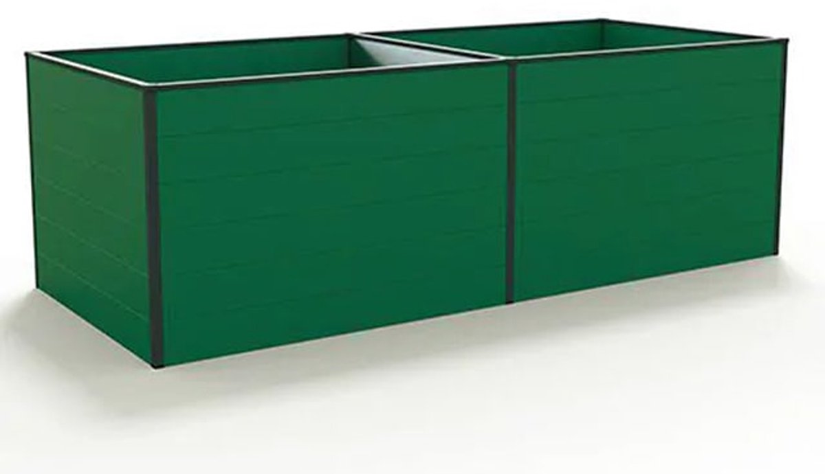 235 x 119 x 77 cm Moestuinbak Kingsize Daniela, Groen