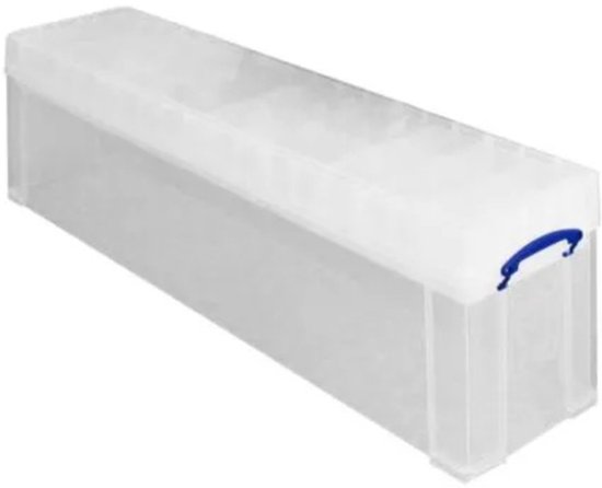 Boîte de rangement Really Useful Box 77 litres, transparente