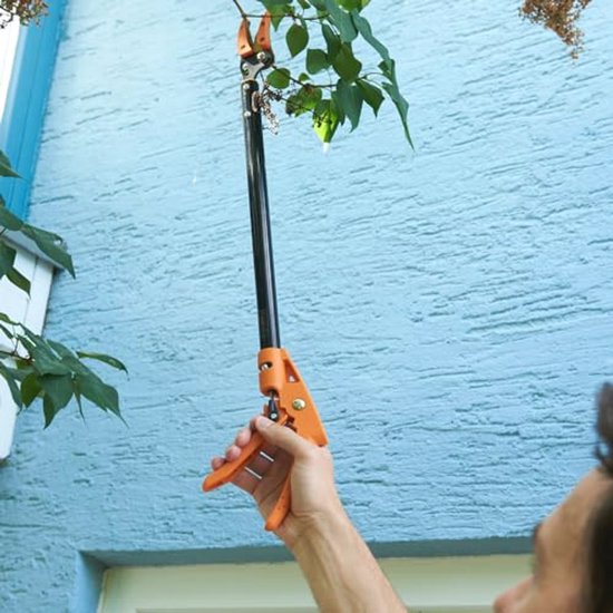 Tuinschaar met lange steel en draaibare handgreep voor snoeien van hoge bomen en struiken van Tuinschaar — afbeelding 5
