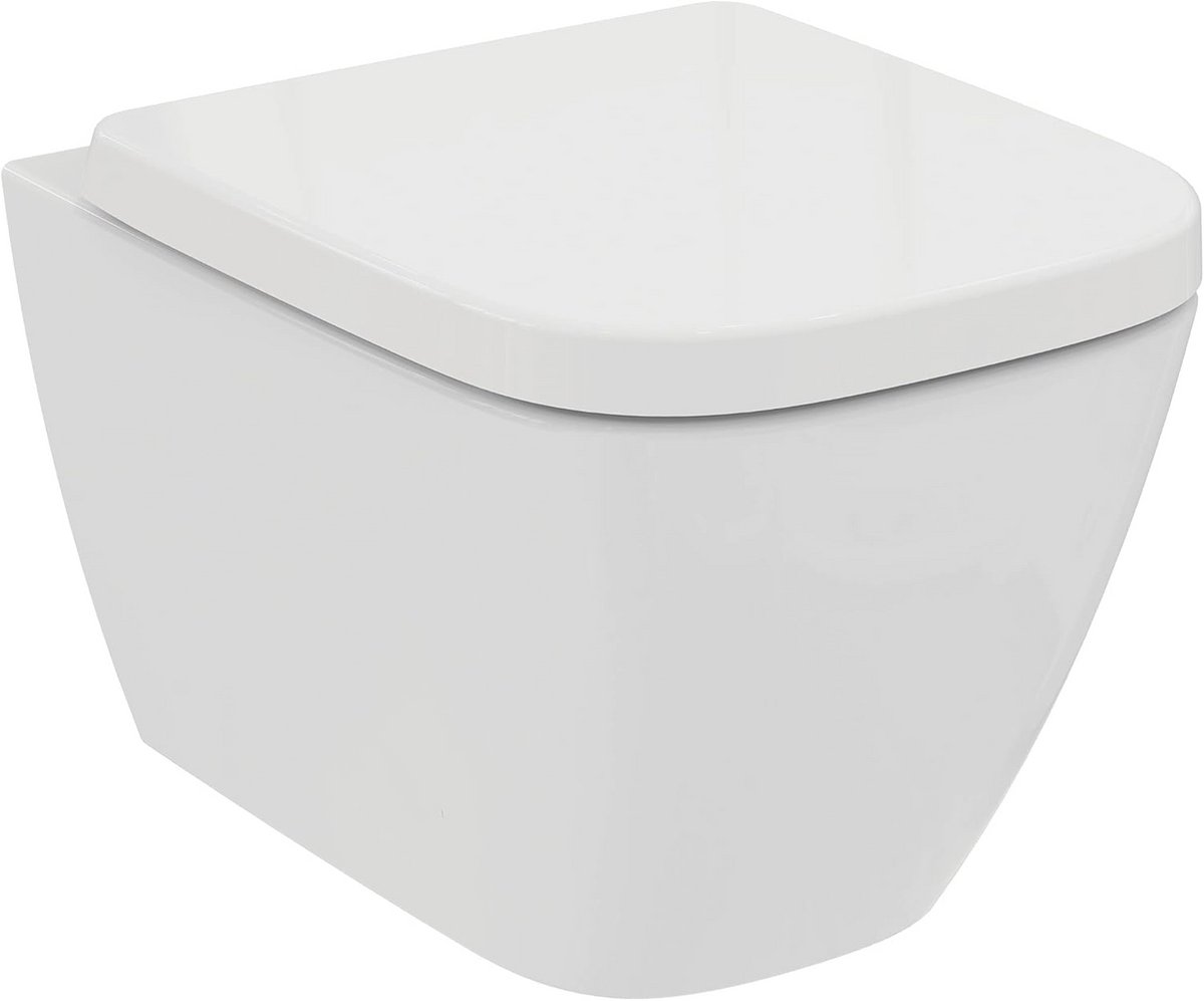 Compact Wanddiepspoeltoilet zonder Voelende Rand met Softclose WC-Bril