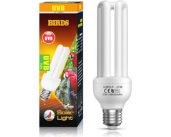UVB 5.0 Vogellamp E27, 23W Compact Fluorescentielamp voor Vogels en Reptielen