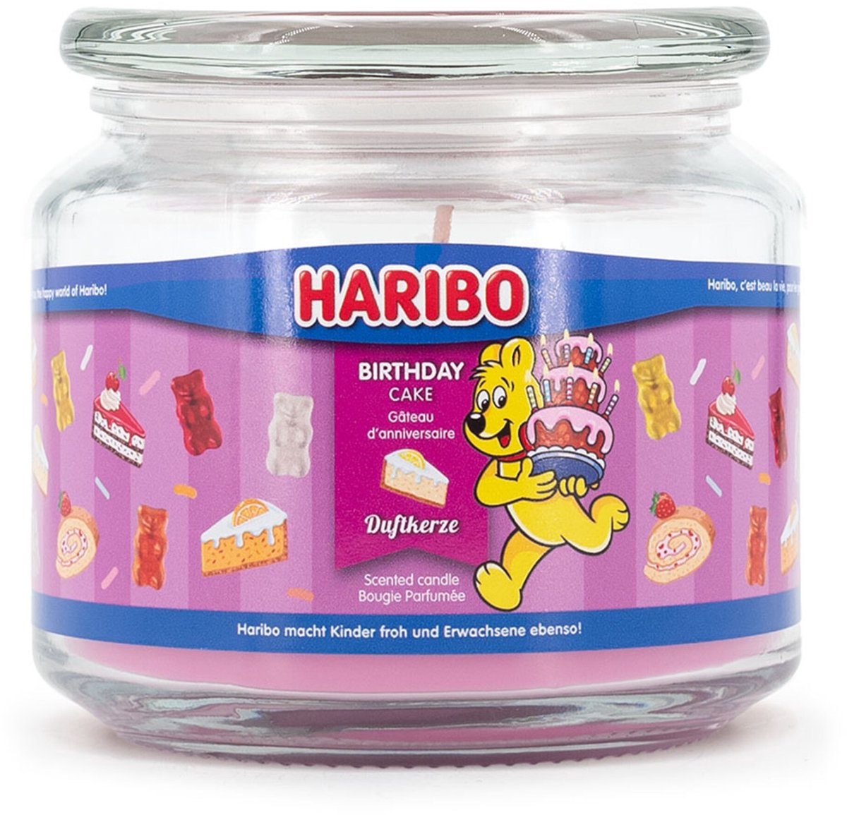 Haribo Geurkaars - verjaardagstaart-geur Meerkleurig