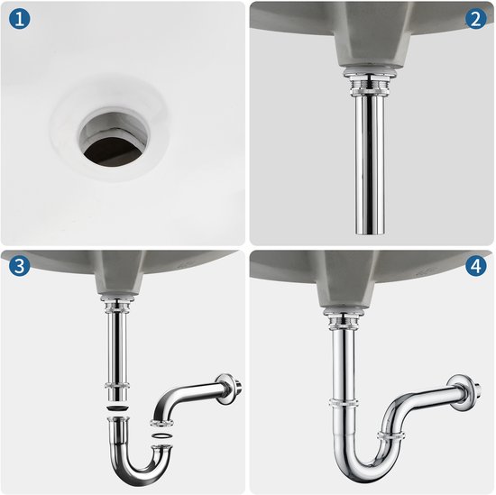 Sifons en Afvoerpluggen nodig? ✓ Sifons v.a. € 6,40 - - Online Sanitairwinkel