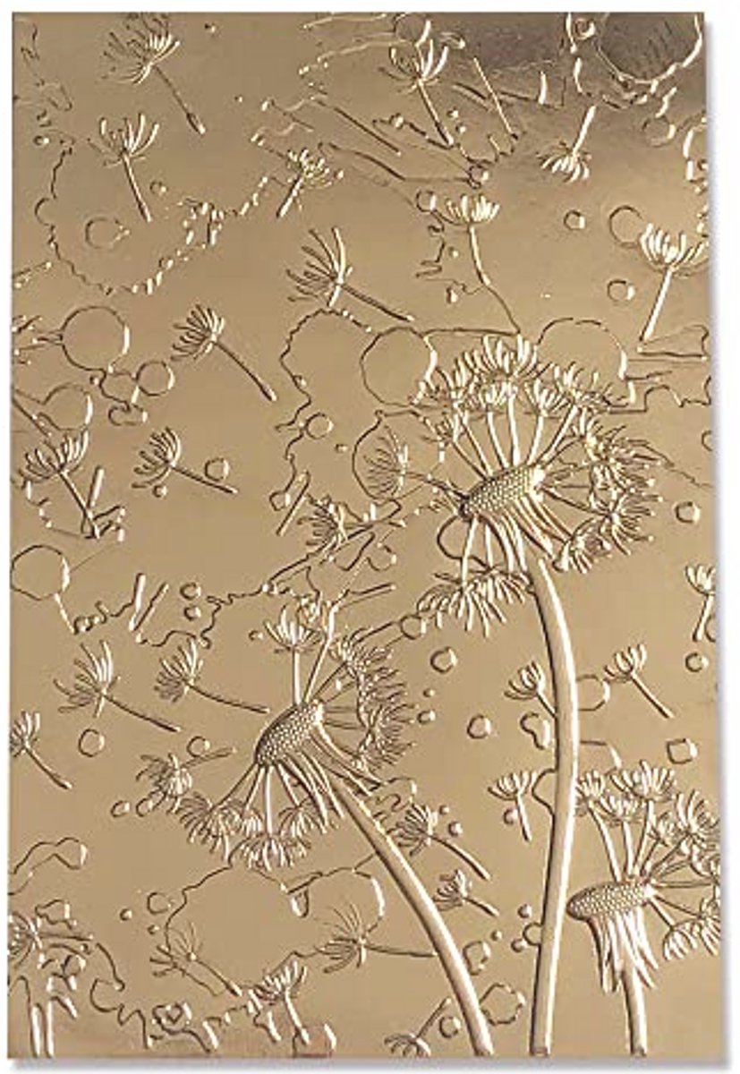 3D Embossing Folder Paardenbloem - Creatieve Cardmaking Accessoire
