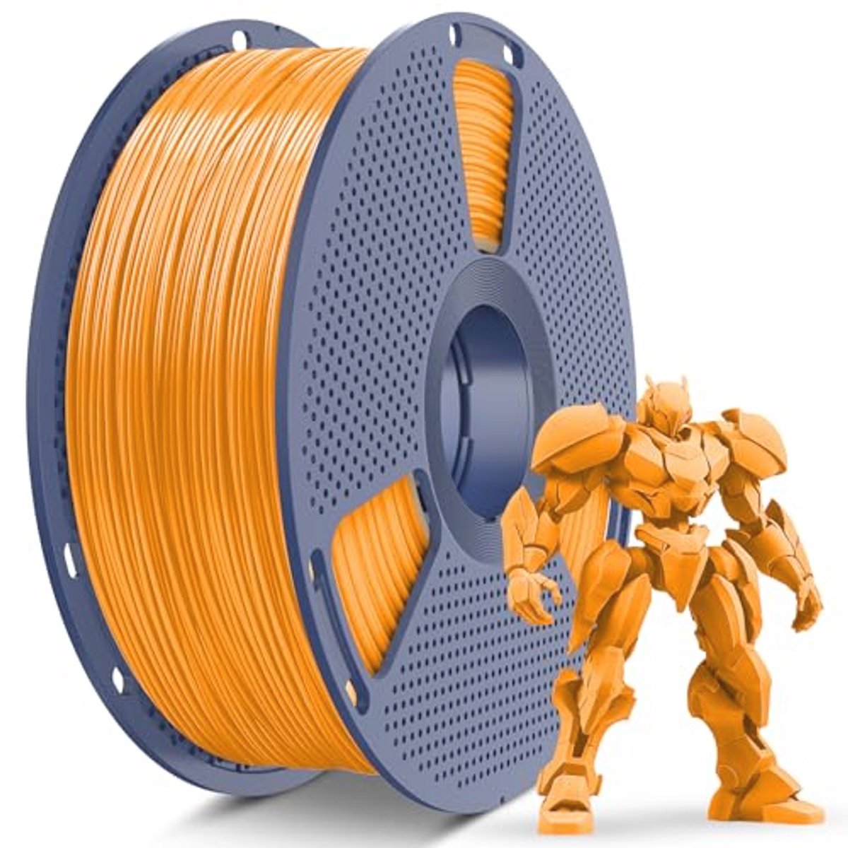 ABS Filament 1,75 mm voor 3D-printer - Hittebestendig, Sterk en Duurzaam - 1 kg Spoel - Oranje