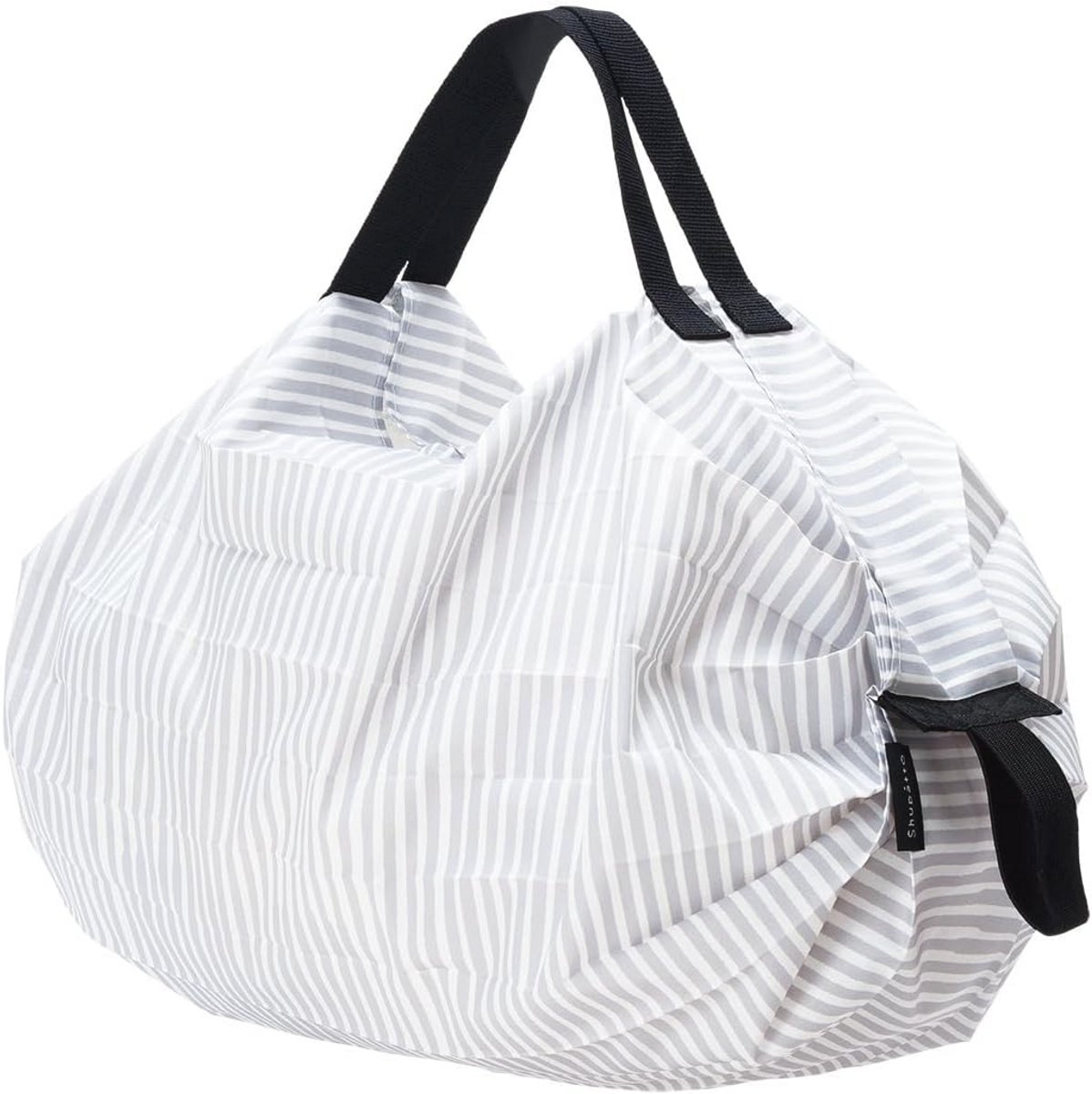 Compacte tas SEN maat S - 7,5 liter, 30 x 26 cm, wit gestreept