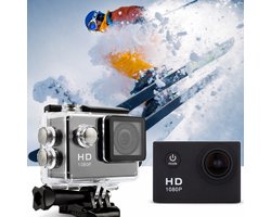 Sport Camera -Full HD 1080P - Ski Camera - Actie Camera - Ski Accessoires - Sport Camera - Wintersport - Onderwatercamera - Go Pro - Waterdicht t/m 30M - 150° Groothoeklens - 2.0” IPS Scherm - 3 uur Accuduur - Skiën - Snowboarden - Nieuwjaar