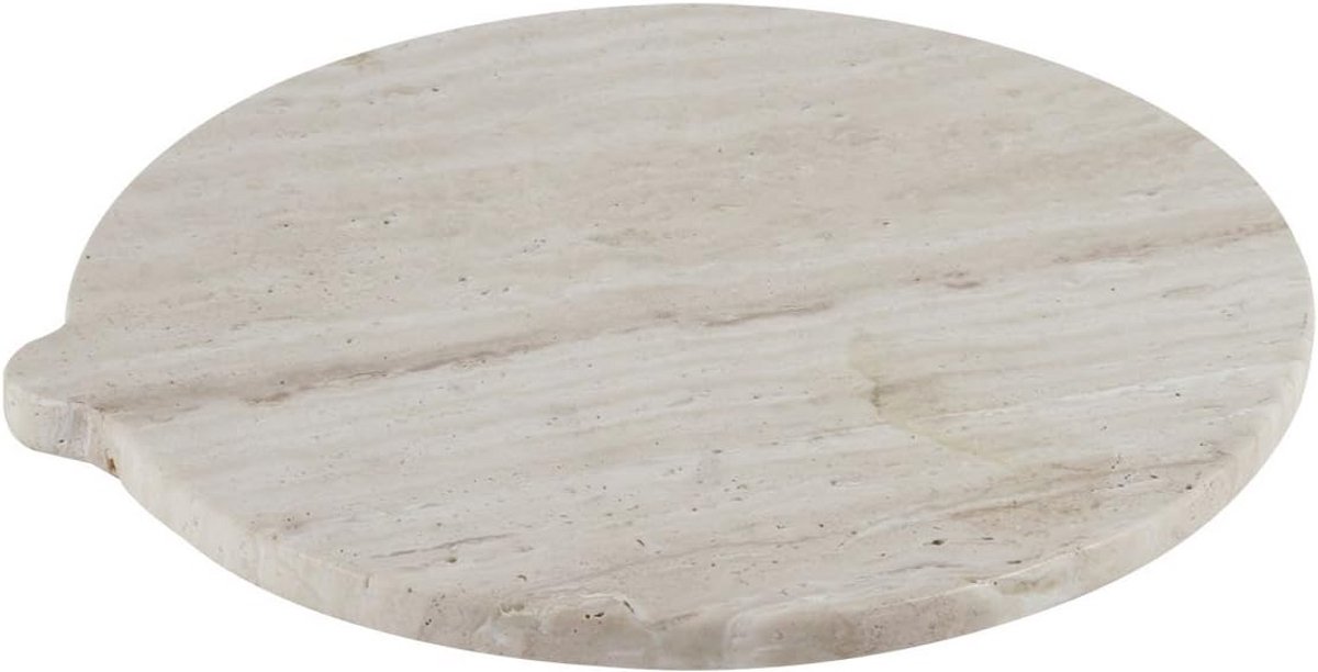 Serveerschaal van Kalksteen Ø22cm