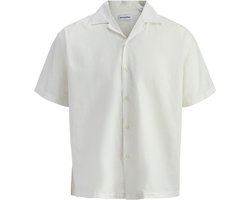 JACK&JONES - JJEBREEZE LINEN BLEND RESORT SHIRT SS SN - Heren - Overhemden