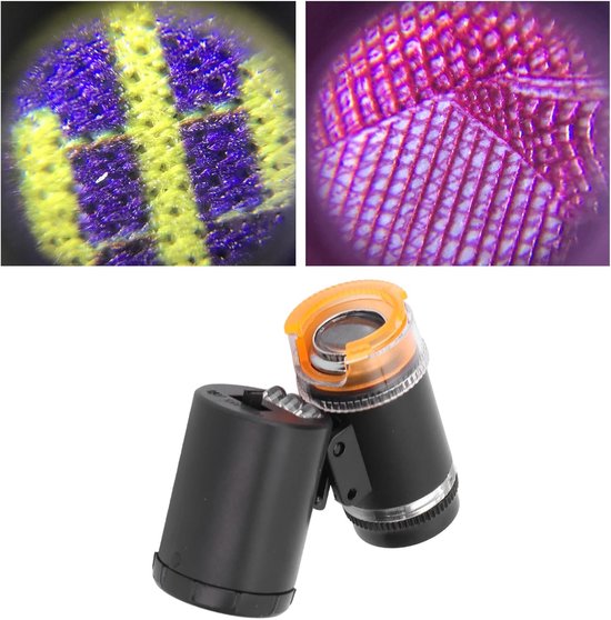 OEM Mini Lupe 30x und 60x Vergrösserung mit LED und UV-Licht OEM Mini Lupe 30x und 60x Vergrösserung mit LED und UV-Licht