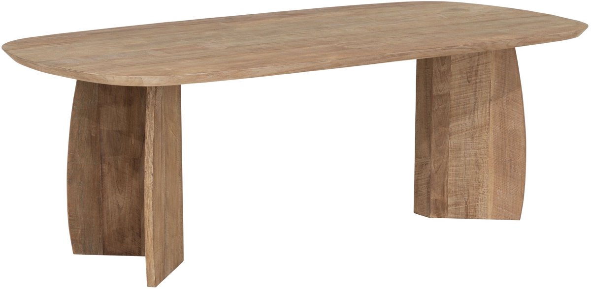 DTP Home Dining table Nova rectangular,76x220x110 cm | TEAKWOOD top Naturel