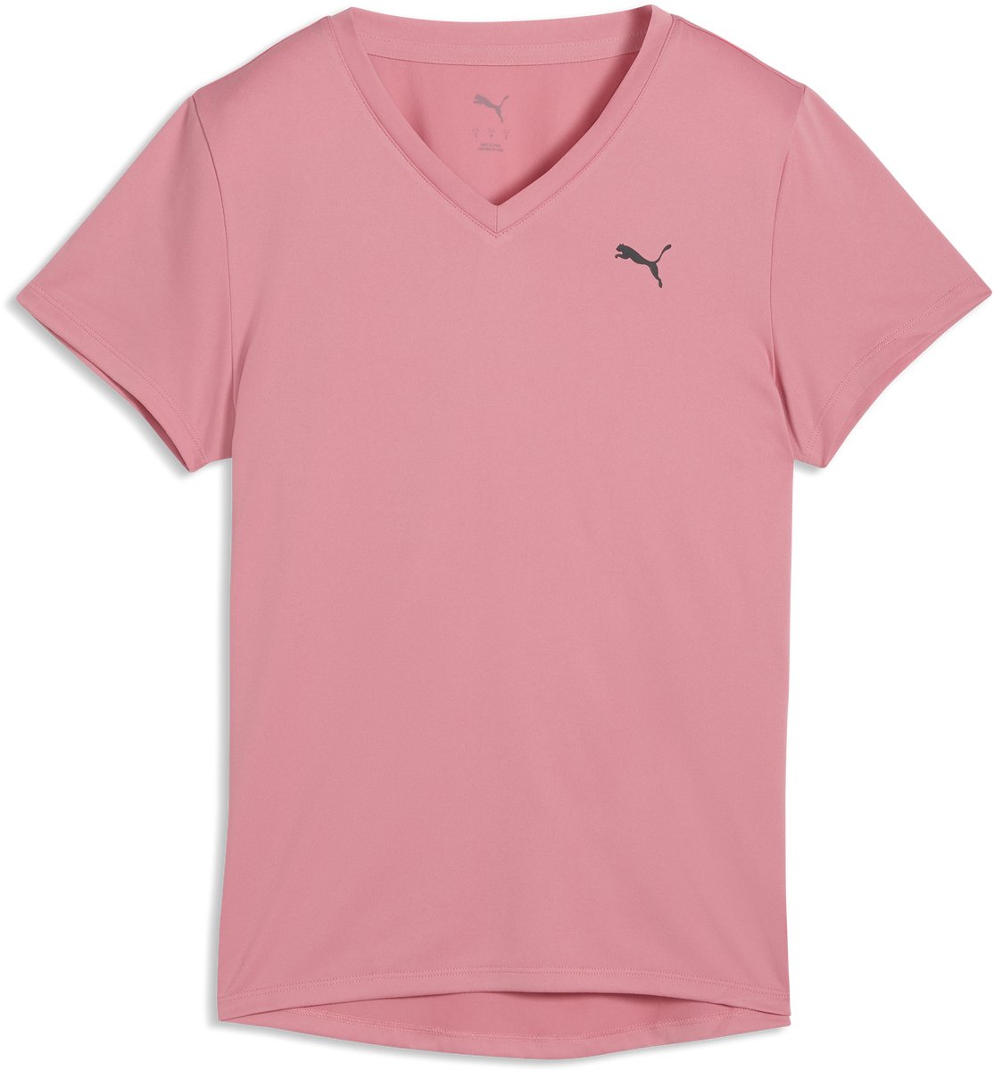 PUMA W TAD ESSENTIAL VNECK Tee Dames Sportshirt Wild Roze