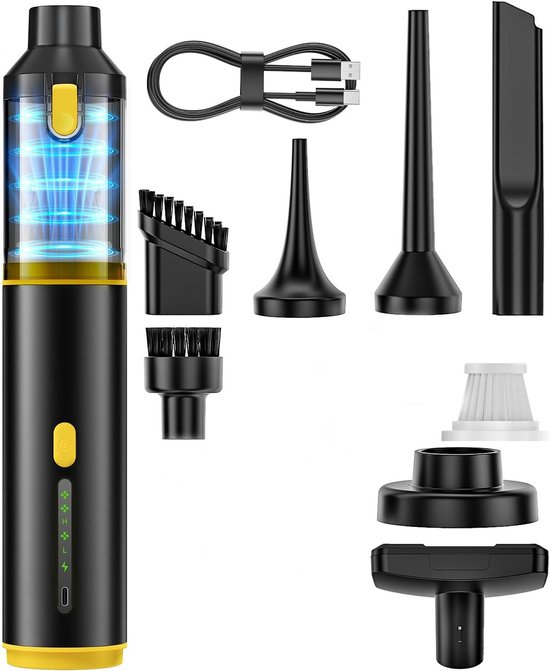 Stofzuiger Draadloos 4-In-1 Handstofzuiger met 16800 Pa - Stofzuiger - €53,31