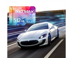 MicroSD 512GB - MicroSDXC – Hoge snelheid 75 MB/s