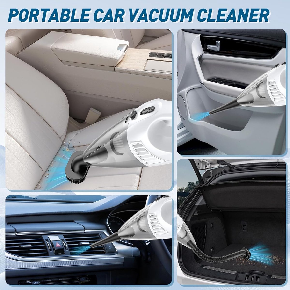 Stofzuiger Draadloze Handstofzuiger met Extreme Zuigkracht - afbeelding 2