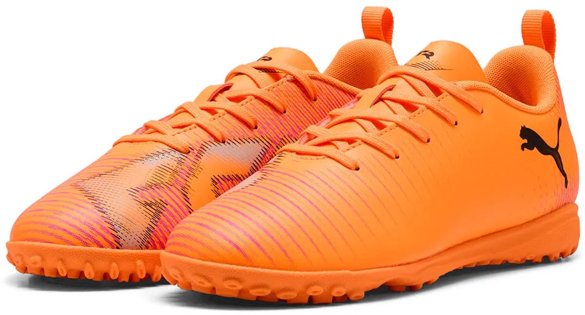 Puma Future 8 Play Tf Voetbalschoenen Voor Kinderen Oranje EU 31