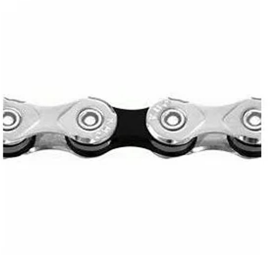 KMC - CHAINE X10 ARGENT / NOIR 114L