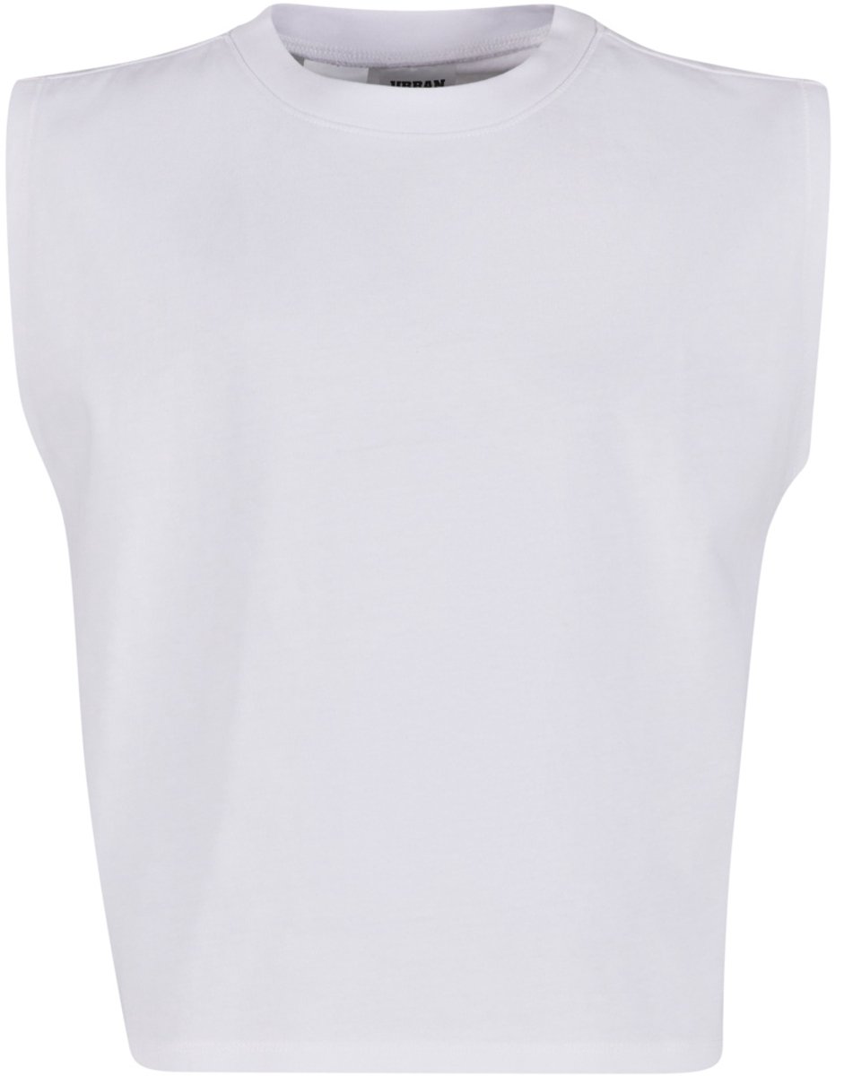 Urban Classics Oversized Boxy Heavy Tanktop Kinderen Kids 110/116 Wit