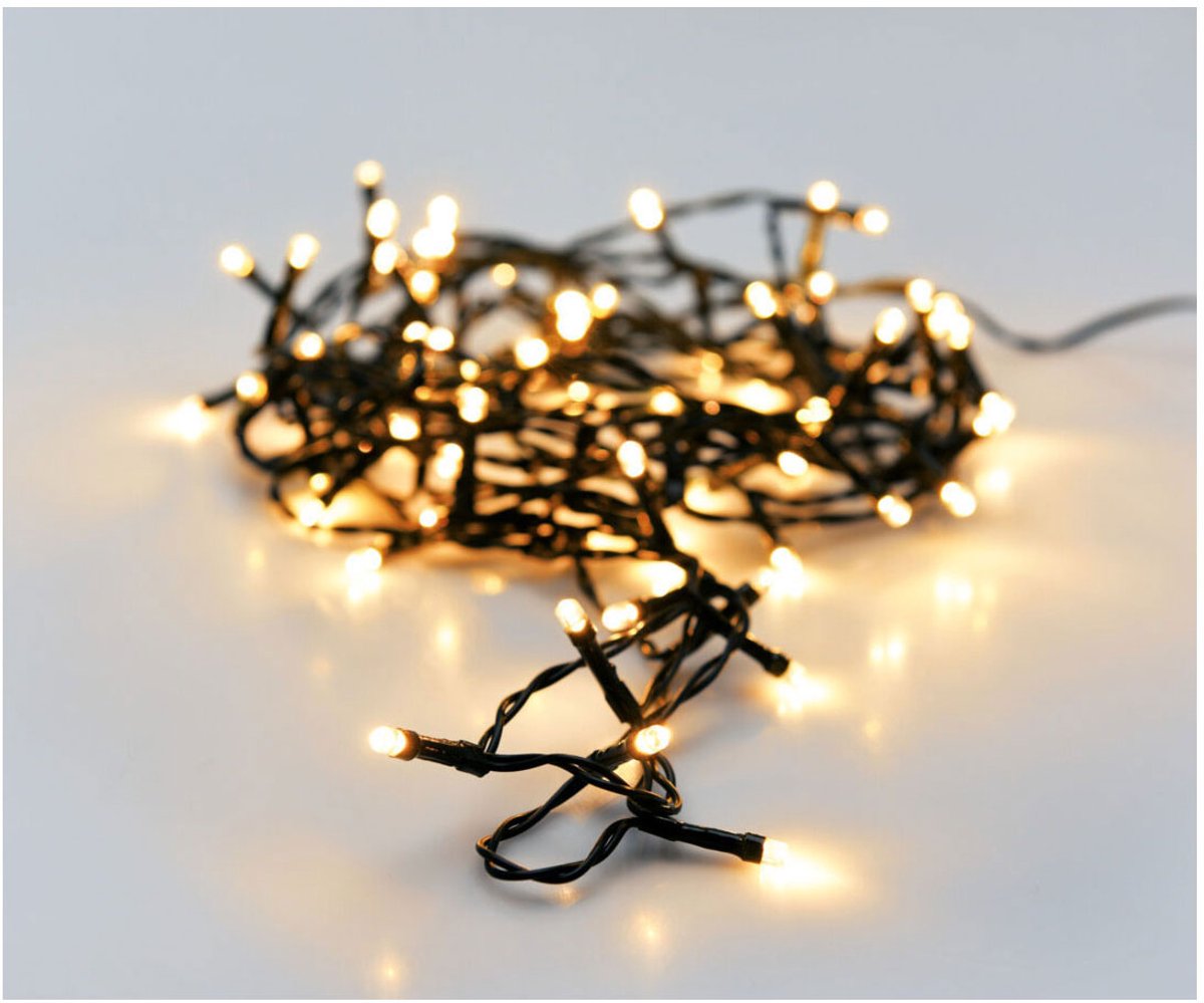 Kerstverlichting lichtsnoer - 40 led lampjes - warm wit - 300 cm - kerstlampjes – foto 7