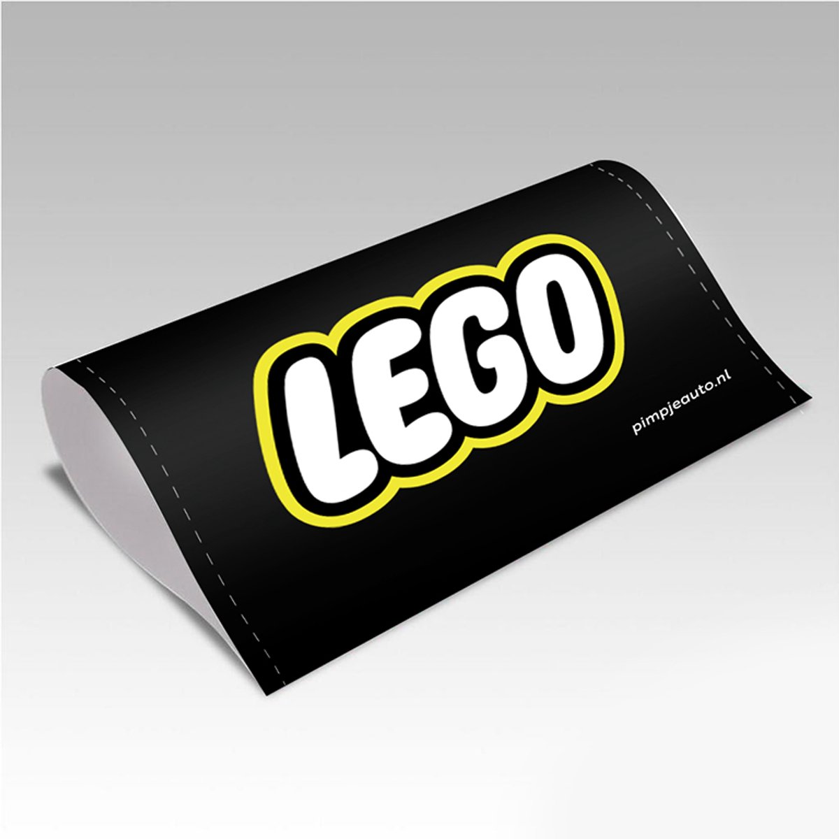 PimpJeAuto-Pimpers-Lego-Zwart-Medium-160x80mm-Zelfklevend