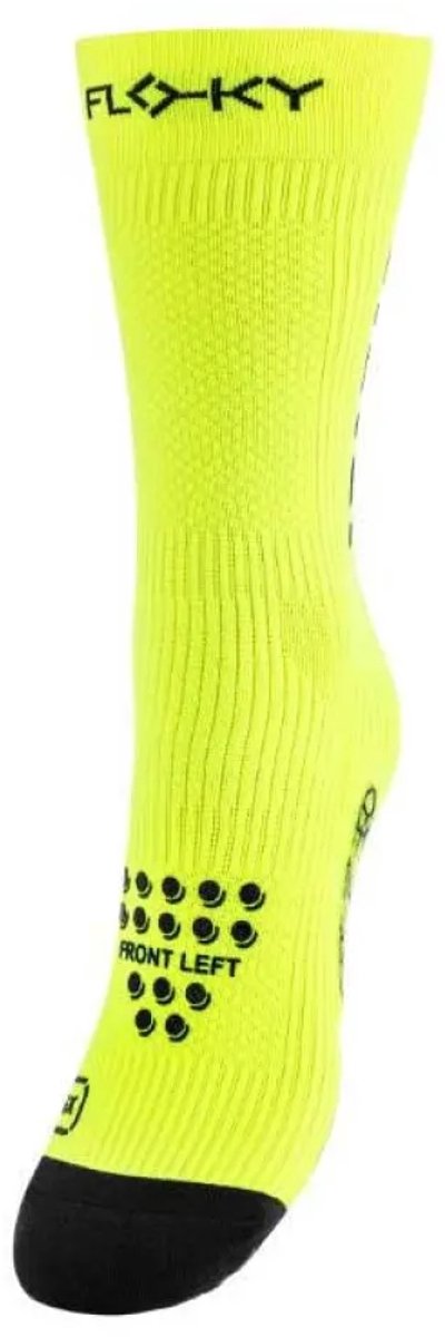 FLOKY S-Mash sok (Padel&Tennis) Diamand Blauw - Compressie - Antislip - Stabiliteit - Tennis sokken - Padel sokken - Voorkomen Blessures - Sneller Herstel - Taping Systeem - Achillespees bescherming