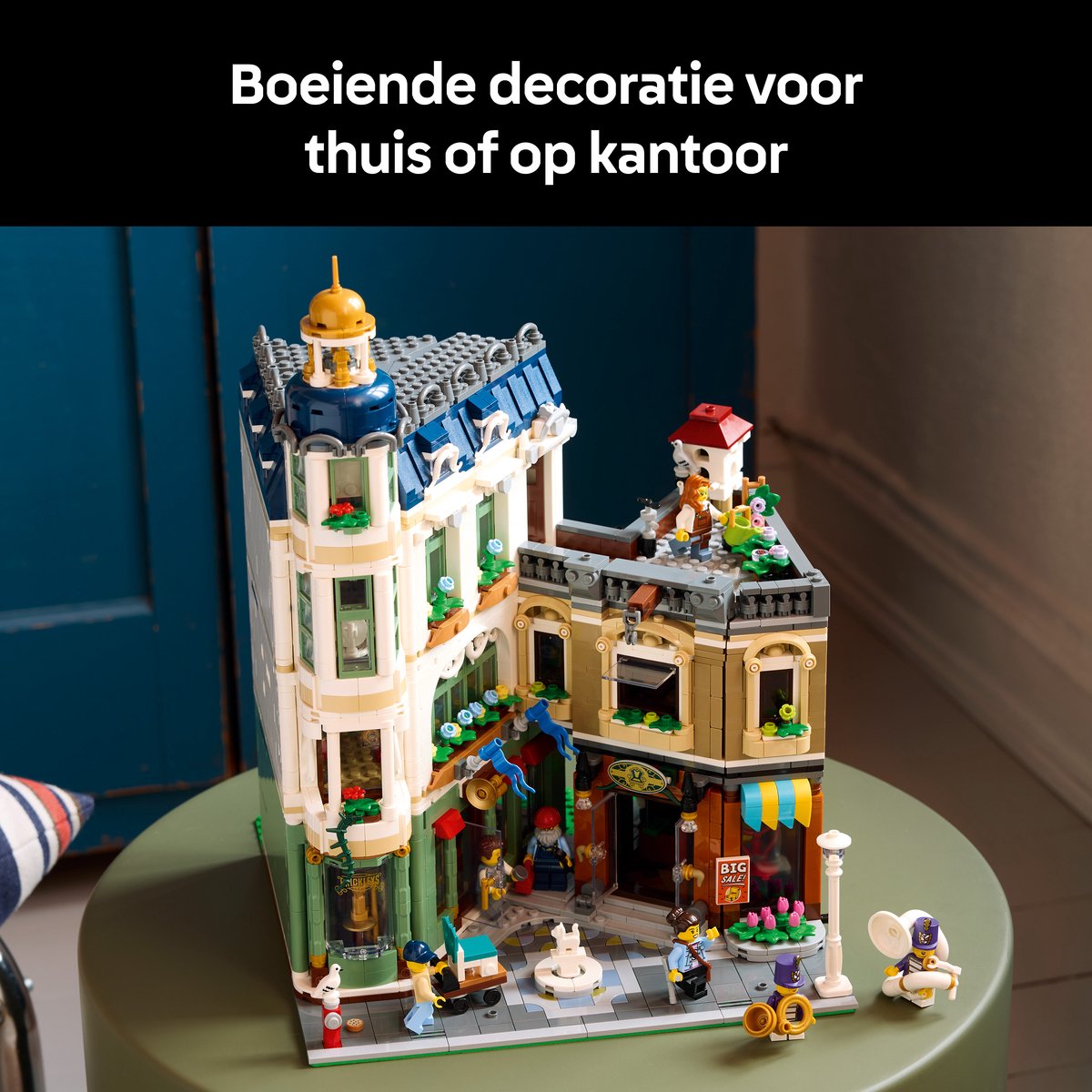LEGO Icons - Winkelstraat Bouwpakket voor Volwassenen met Gebouw - 11371 – foto 5