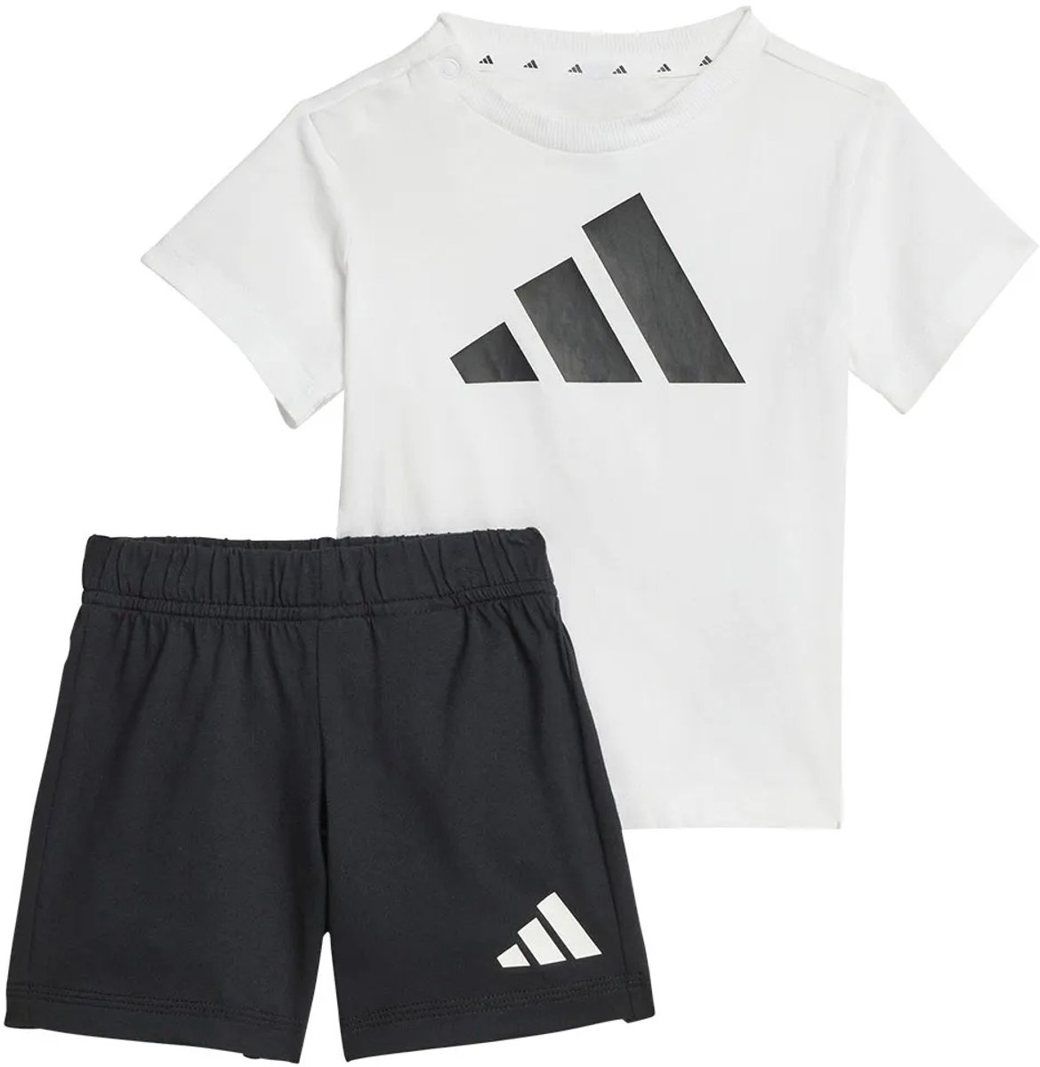 Adidas Essentials Tee Set 3-4 Years Kinderen Zwart