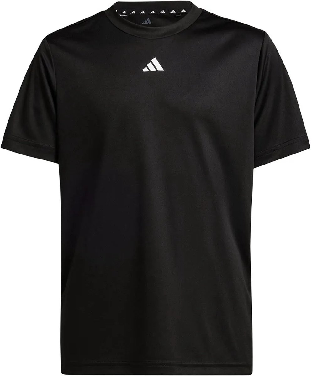 Adidas Train Essentials Logo Regular Fit T-shirt Met Korte Mouwen 11-12 Years Kinderen Zwart