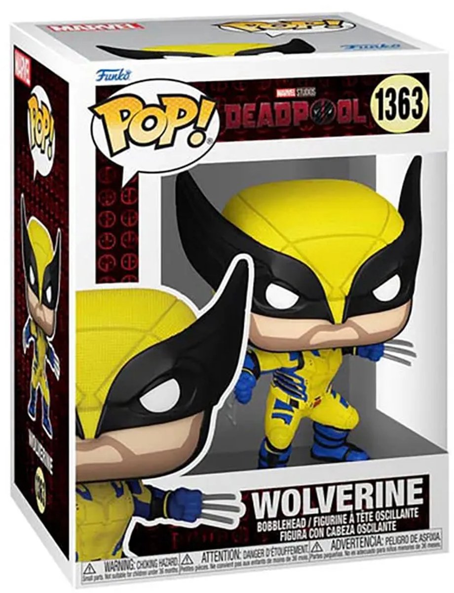 Pop Marvel: Deadpool 3 - Wolverine Funko Pop #1363 — afbeelding 6