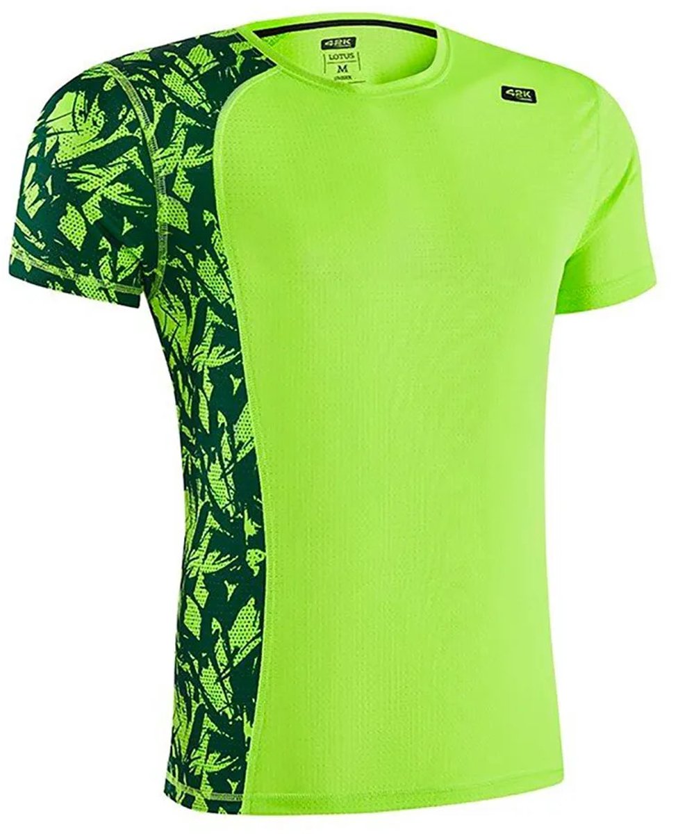 42k Running Lotus T-shirt Met Korte Mouwen Groen XL Man