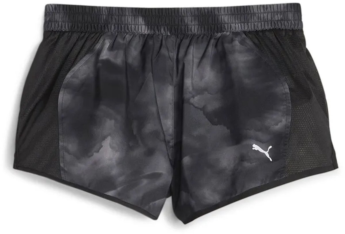 Puma Run Favorite Aop Vel Korte Sportbroek Vrouw Zwart