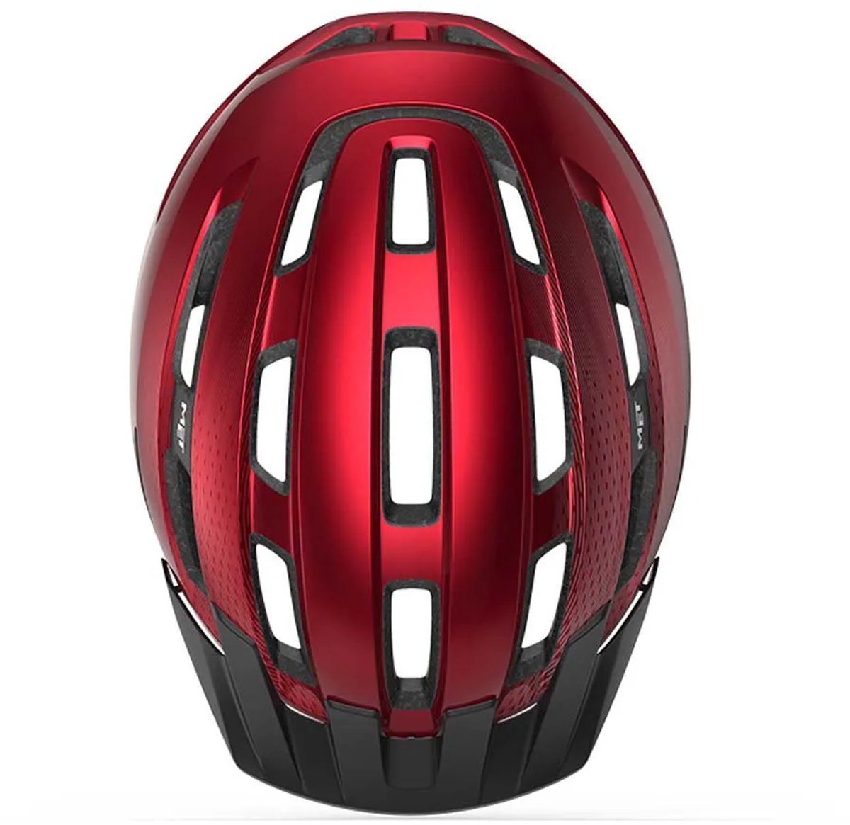 MET Downtown MIPS Fietshelm Mannen & Vrouwen – Fietshelm Racefiets Volwassenen – E-Bike – Trekking – Maat S/M (52-58cm) – Red Glossy (Rood) – foto 7