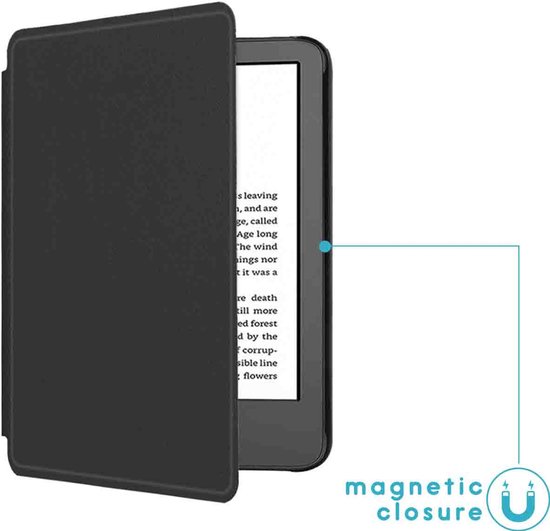 iMoshion Ereader Cover / Hoesje Geschikt voor Amazon Kindle (2022) 11th gen - iMoshion Slim Hard Case Bookcase - Zwart van iMoshion — afbeelding 5