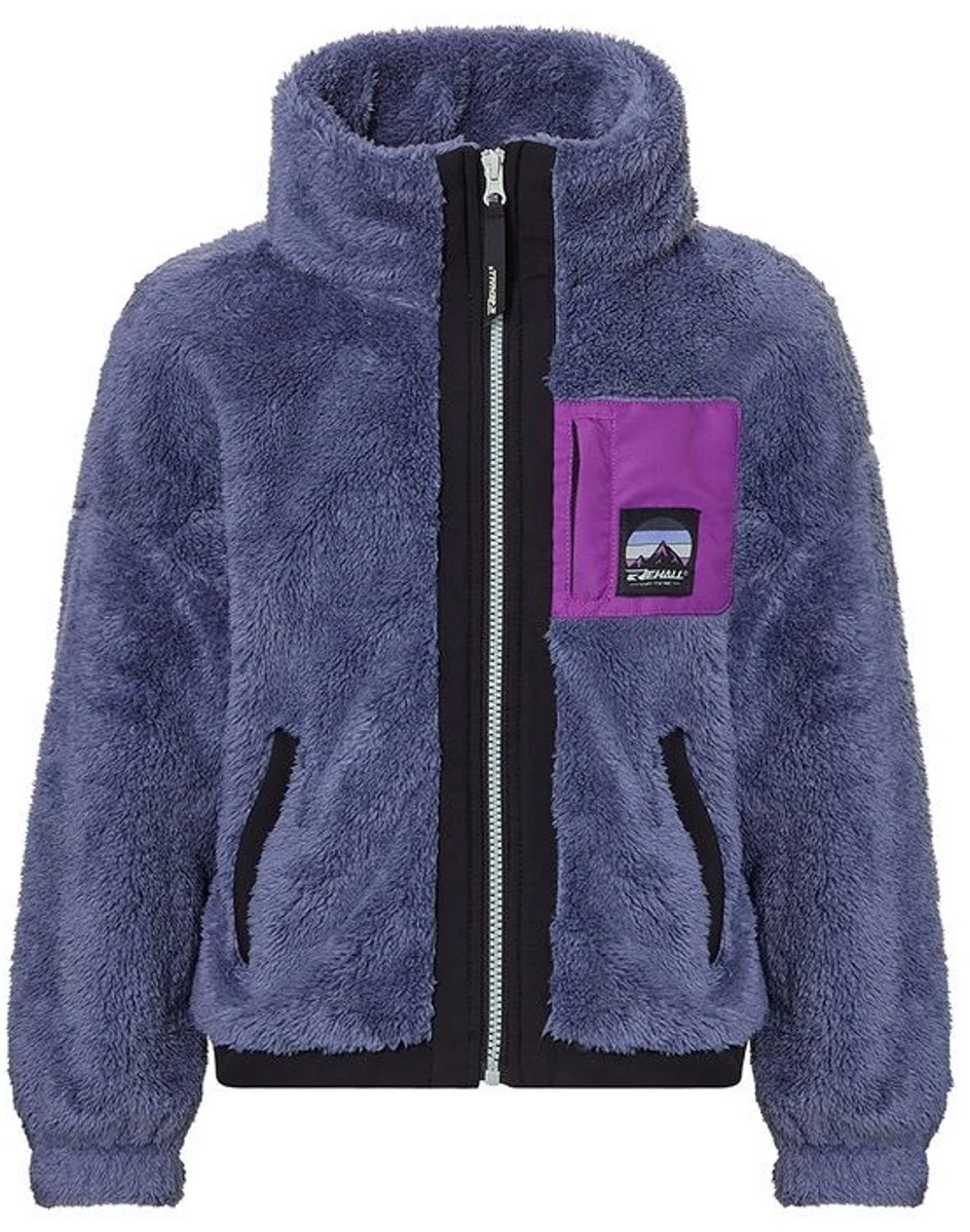 Rehall EDEN-R-jr. Girls fleece jacket Denim