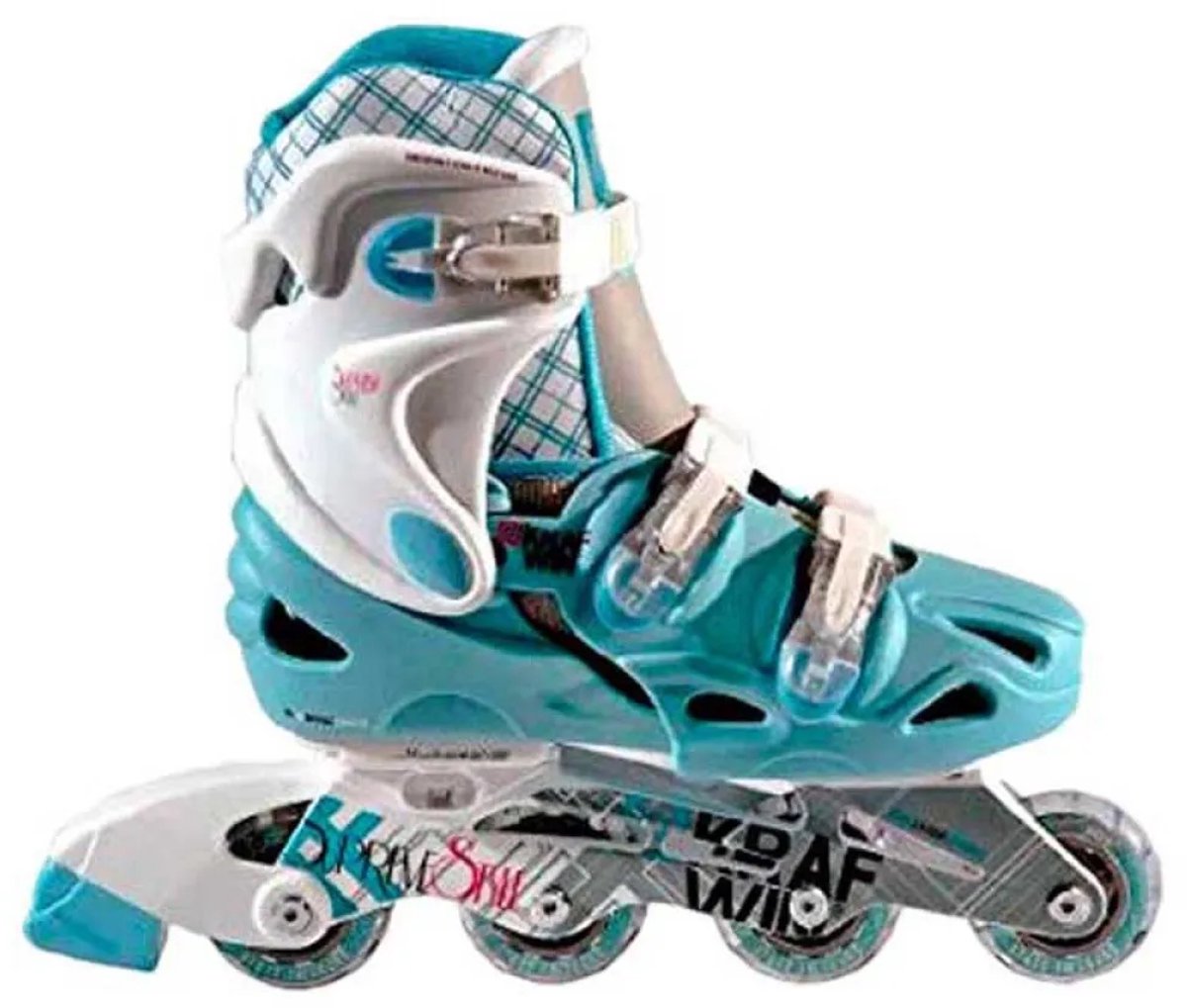 Krafwin Supreme Style Junior Inline Skates Jongens Meisjes Groen