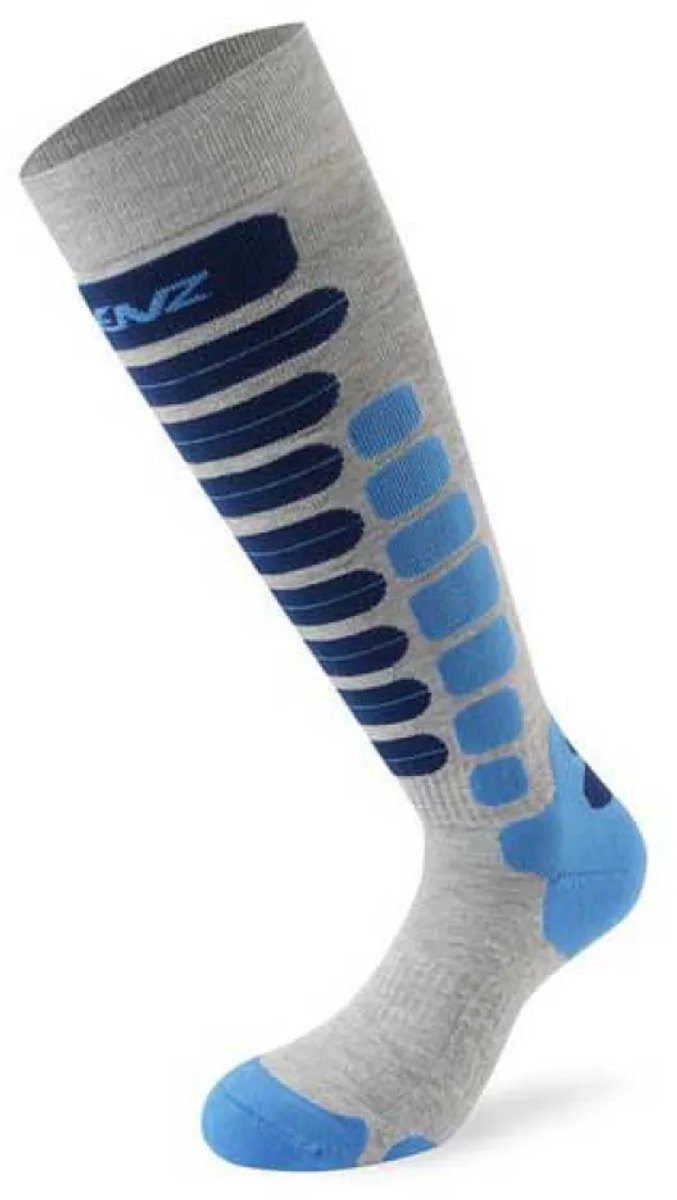 Lenz Skiing 2.0 Lange Sokken Veelkleurig Man Vrouw Blauw