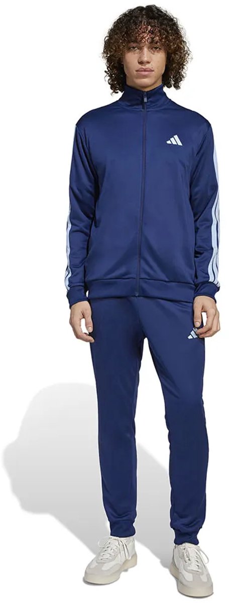 Adidas Sport Trainingspak 3S Ft Tt Ts Sportswear Volwassen Blauw