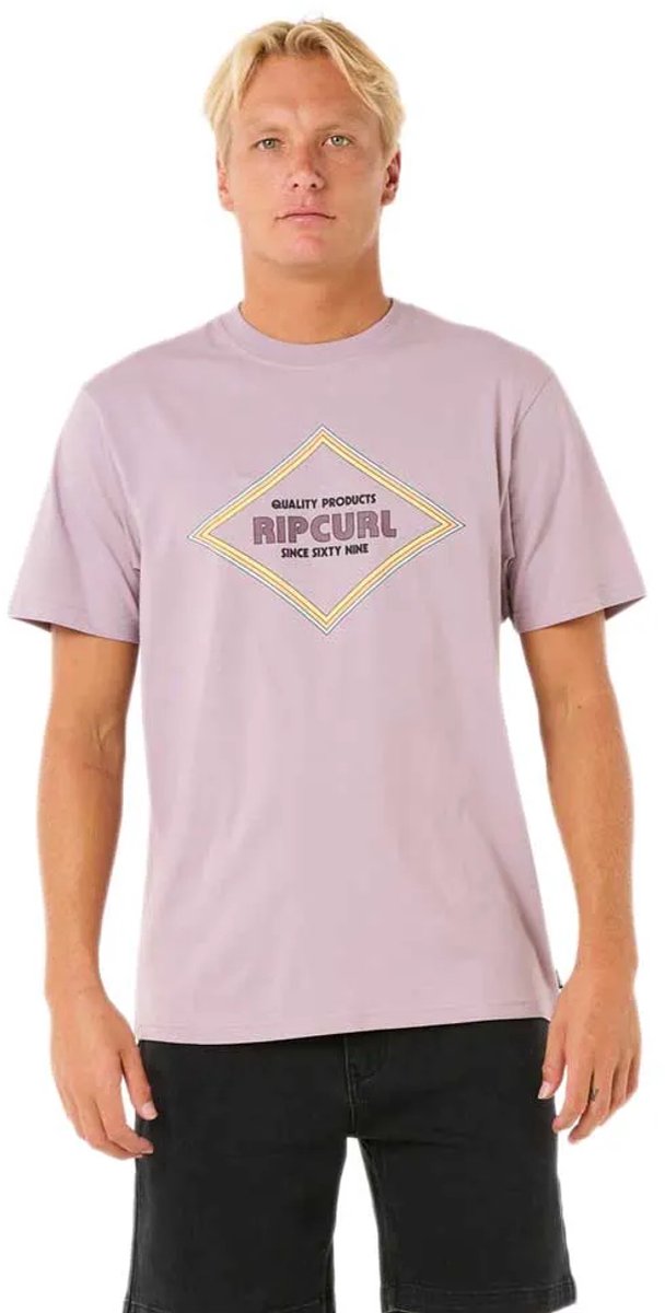 Rip Curl Surf Revival Yo Mumma T-shirt Met Korte Mouwen Paars L Man