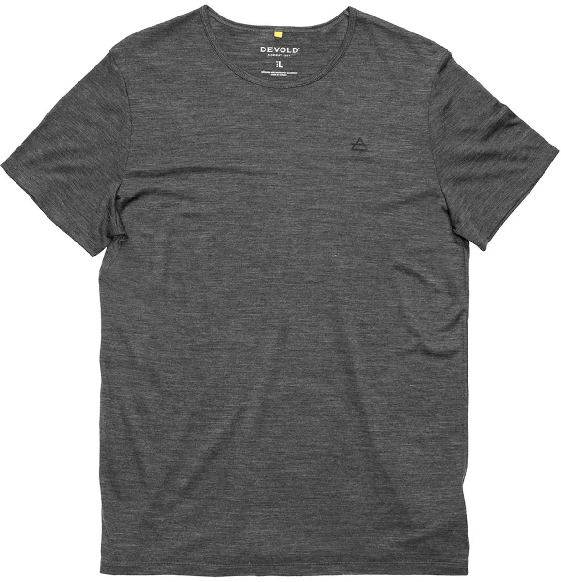 Devold Of Norway Active T-shirt Met Korte Mouwen Man Antraciet