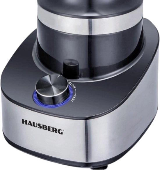 Hausberg Blender 2 in 1 HB-7765 - 500W - met koffiemaler -1500ML glazen beker van Merkloos — afbeelding 4