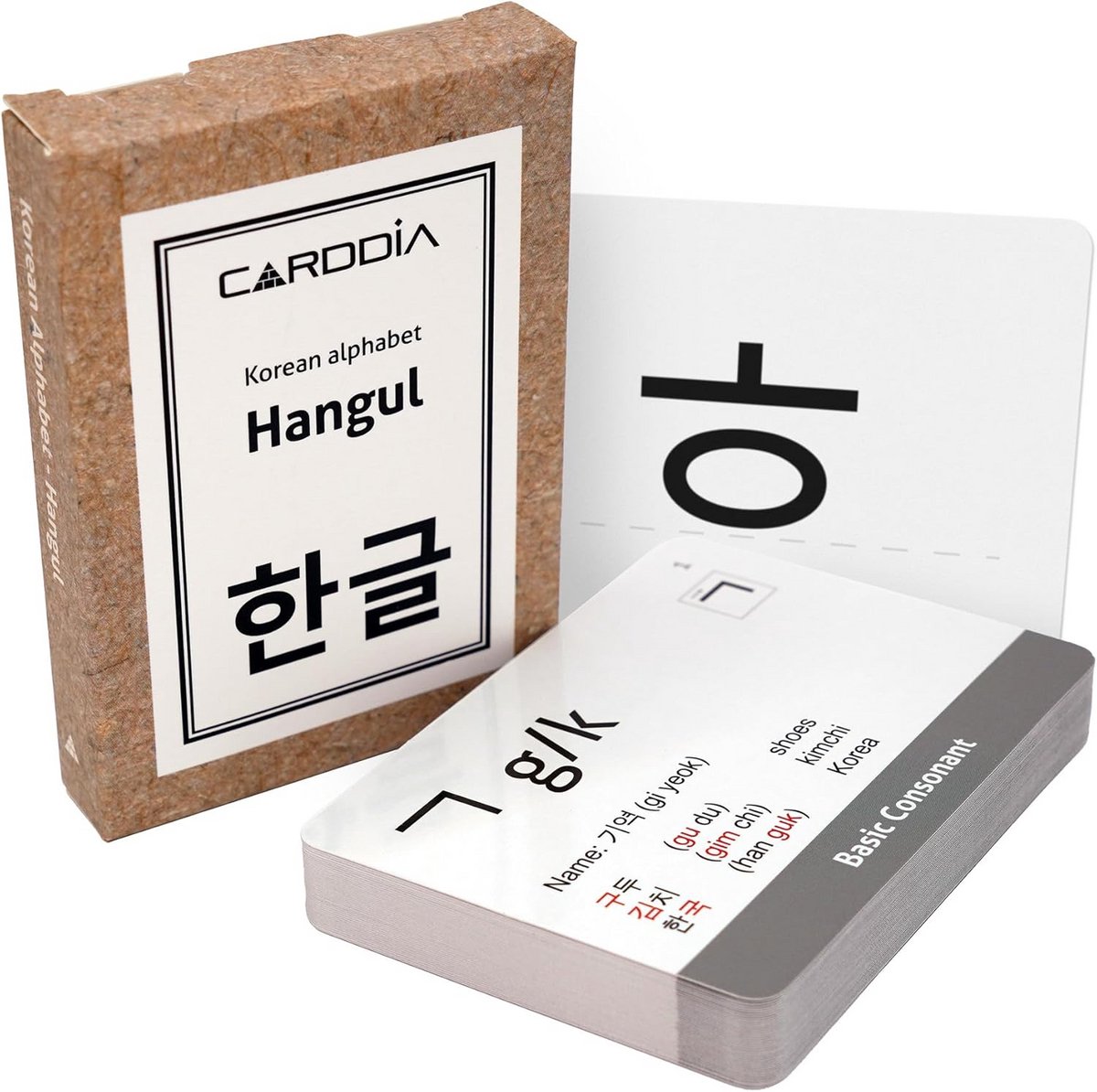 Koreaans alfabet leren met flashcards