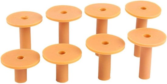 8 Stuks Golf Tees - Rubber Golf Nails voor Training en Op het Veld — afbeelding 2