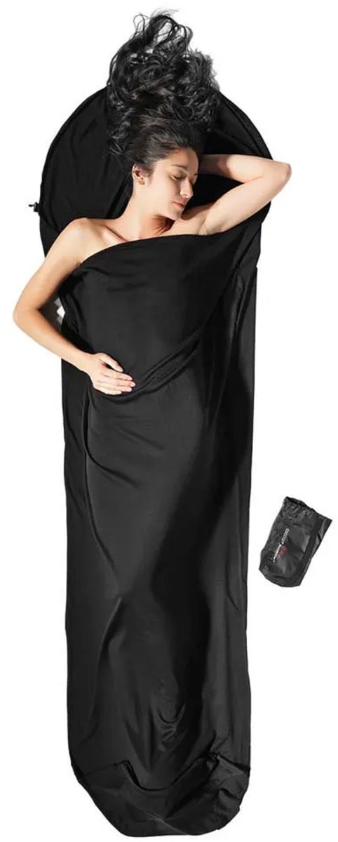 Cocoon Mummymodel Lakenzak - Zwart - Merino Wol van Merkloos — afbeelding 2
