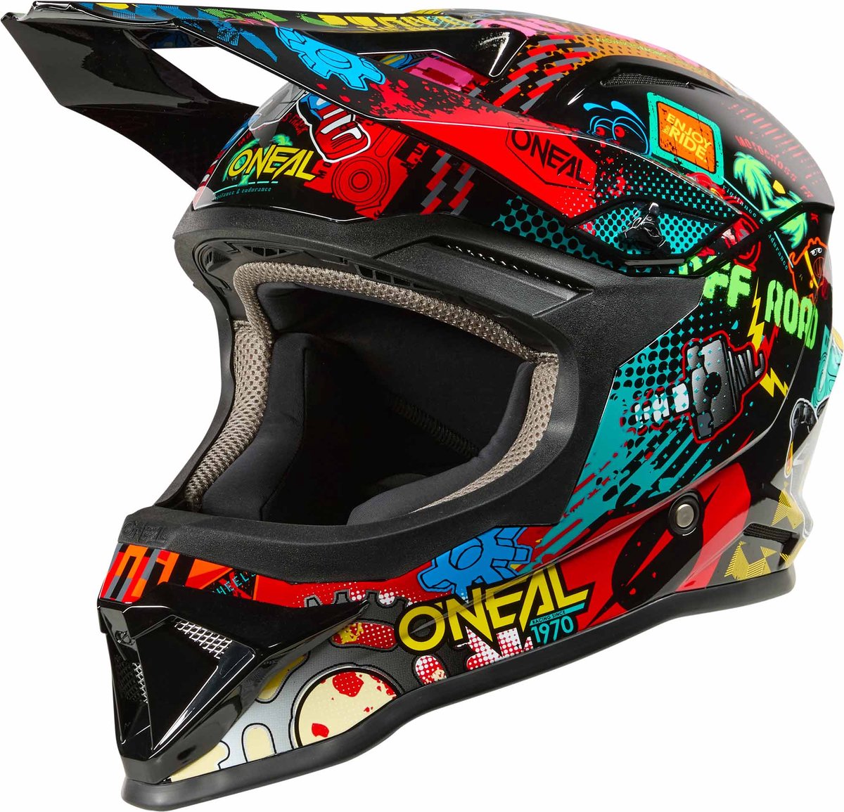 Oneal 1SRS VIBRANT Motorcross helm voor jongeren -