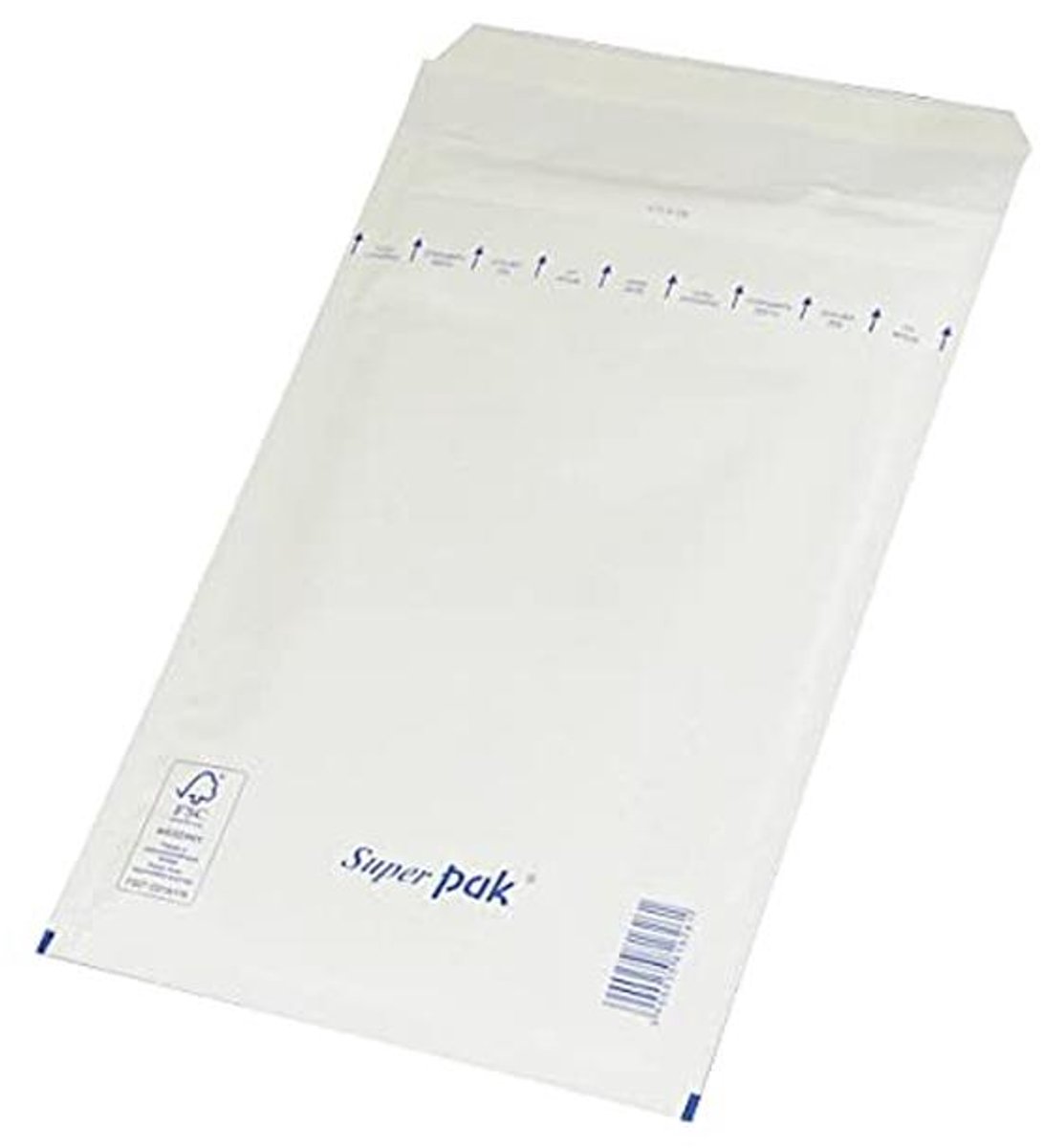 Zelfklevende enveloppen met noppenfolie 230x340mm/250x350mm - 5 stuks wit