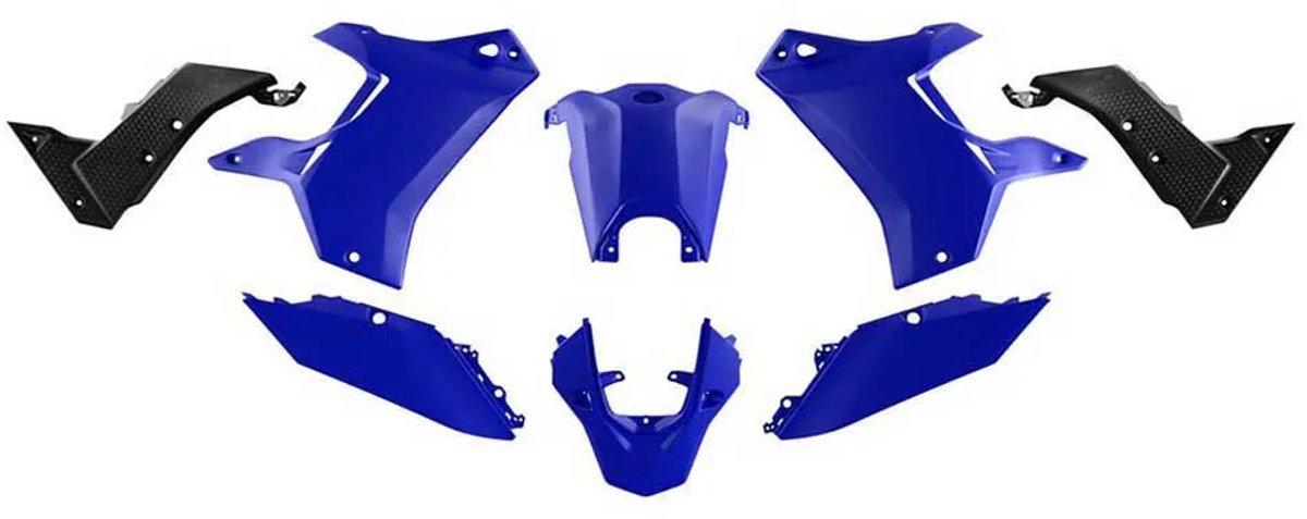 Rtech T7 Revolution Yamaha Tenere 700 (2019-2024) R-kitt70-bl2-024 Plastic Set Blauw