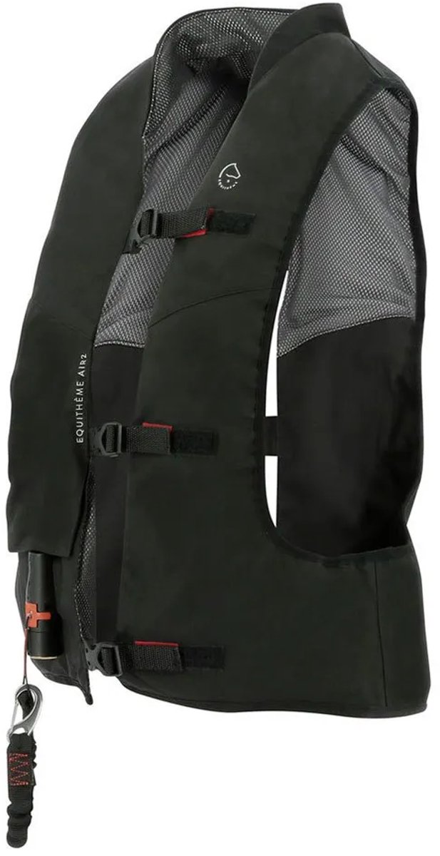 Equitheme Airbag Air2 Beschermend Vest Zwart S Man,Vrouw