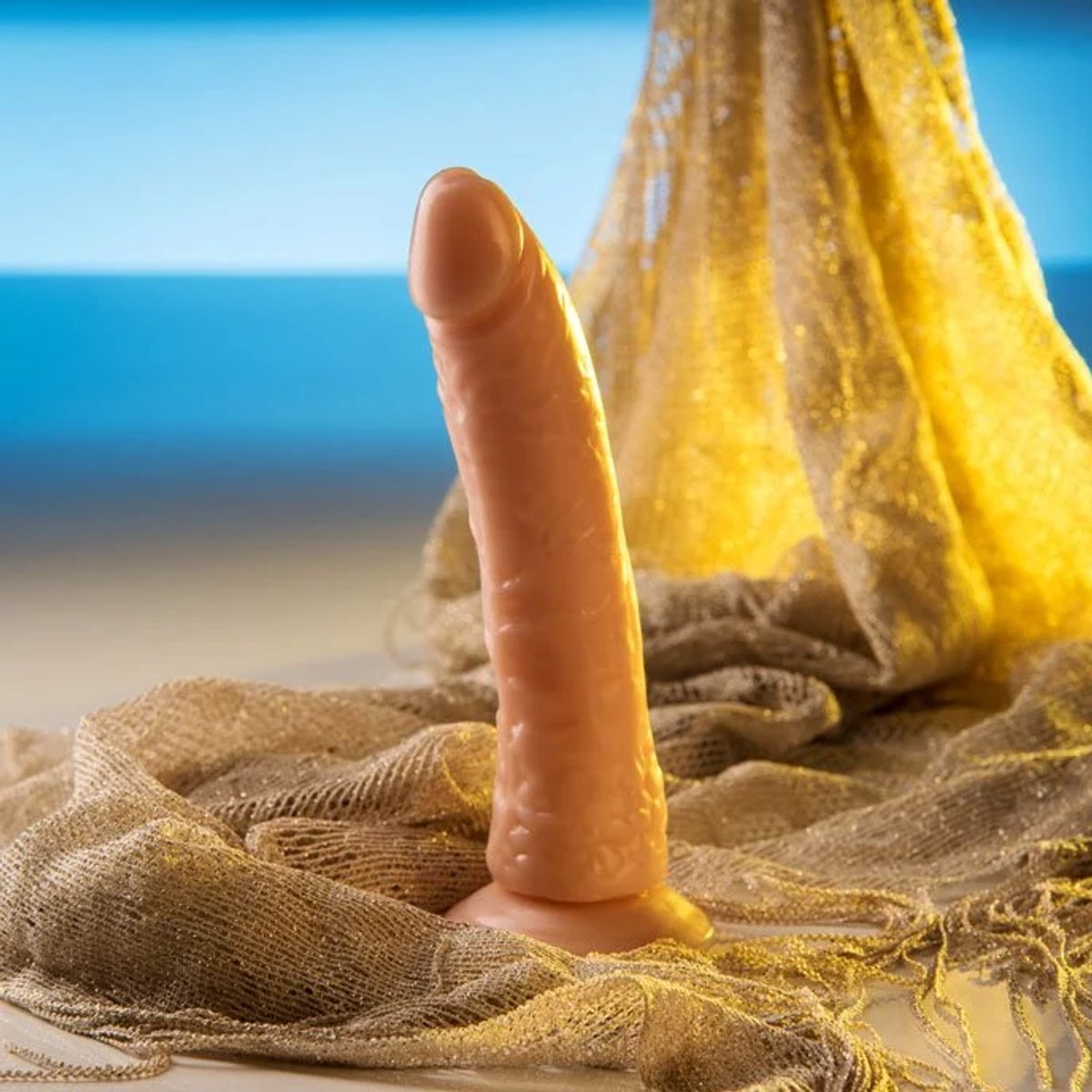 Eis Dildo met zuignap, 21 cm