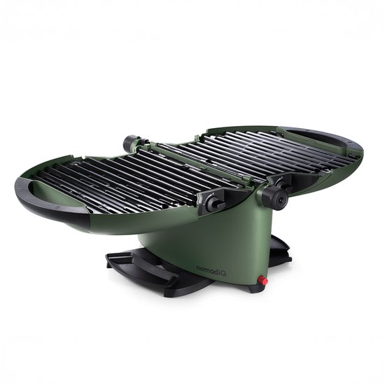 nomadiQ BBQ 3.0 - De ultieme lichtgewicht draagbare gas BBQ / Grill - Barbecue voor op de camping & vakantie Forest Green van nomadiQ — afbeelding 2